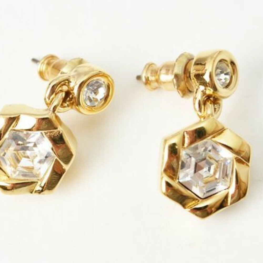 Christian Dior Necklace Earrings Set Vintage Pendant Accessories - Picture 4 of 8